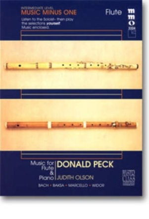 MUSIC MINUS ONE FLUTE FOR FLUTE AND PIANO INTERMEDIATE LEVEL PECK, DONALD, FLUTE