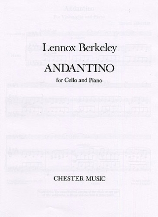 ANDANTINO FOR CELLO AND PIANO