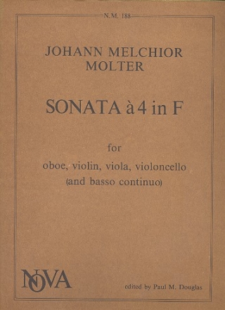 Sonata  4 F major for oboe, violin, viola, cello and bc