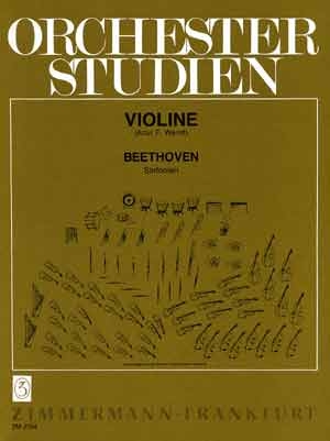 ORCHESTERSTUDIEN VIOLINE SINFONIEN WENDT, ARTUR F., ED