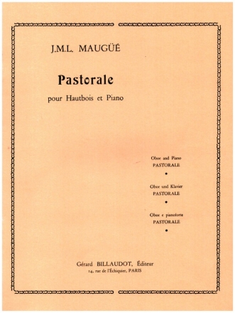 Pastorale pour hautbois et piano