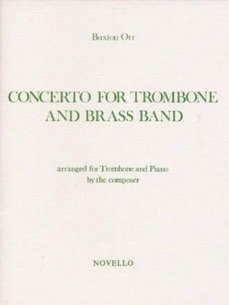 CONCERTO FOR TROMBONE AND BRASS BAND FOR TROMBONE AND PIANO