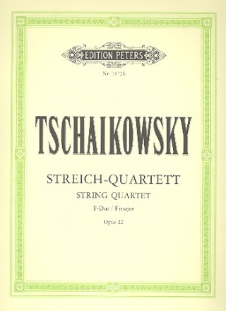 Streichquartett F-Dur op.22 fr Streichquartett Stimmen