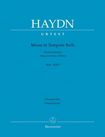 Missa in tempore belli Hob.XXII:9 fr Soli, Chor und Orchester Chorpartitur