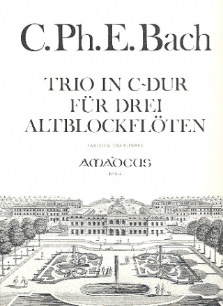 Trio C-Dur fr 3 Altblockflten Partitur und Stimmen