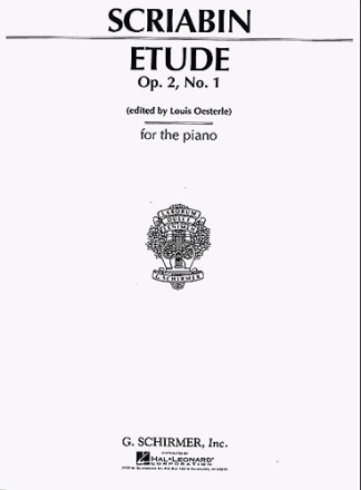 Etde op.2,1 fr Klavier