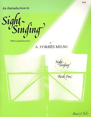 SIGHT-SINGING WITH GRADED EXERCISES VOLUME 1