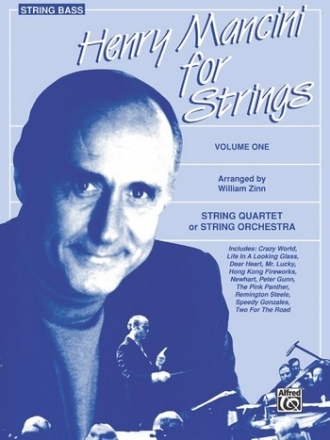 Henry Mancini for strings vol.1 for string quartet or orch. string bass