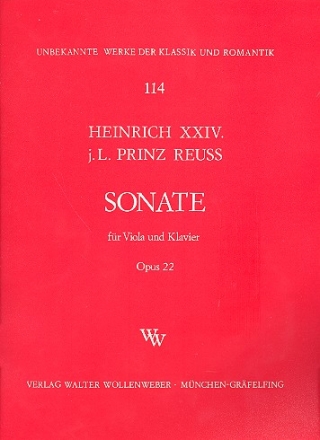 Sonate G-Dur op.22 fr Viola und Klavier