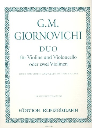 Duo fr Violine und Violoncello (2 Violinen) 3 Stimmen