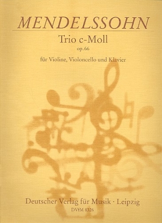 Klaviertrio c-Moll op.66 fr Violine, Violoncello und Klavier