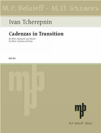 Cadenzas in Transition fr Flte, Klarinette und Klavier