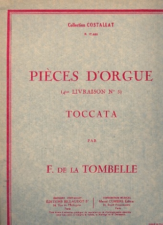 Toccata op.23,3 pour orgue