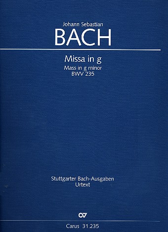 Missa g-Moll BWV235 fr Soli (ATB), Chor und Orchester Partitur