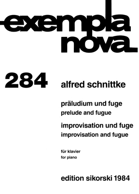 Prludium und Fuge  und Improvisation und Fuge fr Klavier Exempla nova 284