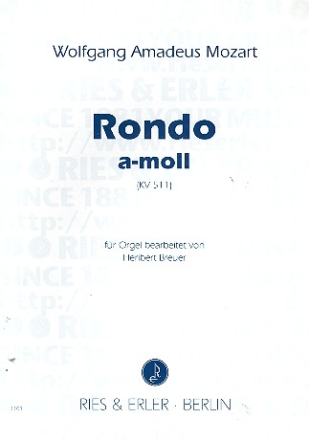 Rondo a-moll KV511 fr Orgel