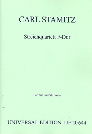 Streichquartett F-Dur op.4,4 Partitur und Stimmen