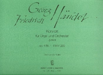 Konzert g-Moll op.4,1 HWV289 fr Orgel und Orchester Cembalo