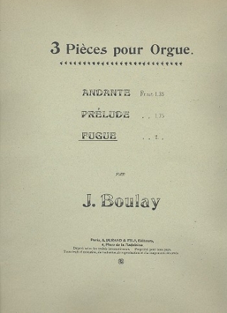 Fugue pour orgue