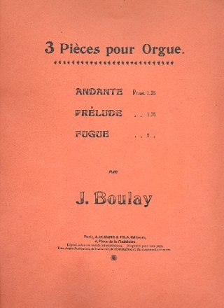 Prlude pour orgue