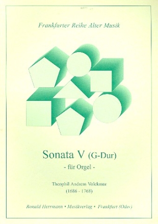 Sonate G-Dur Nr.5 fr Orgel