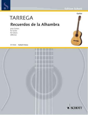 Recuerdos de la alhambra fr Gitarre