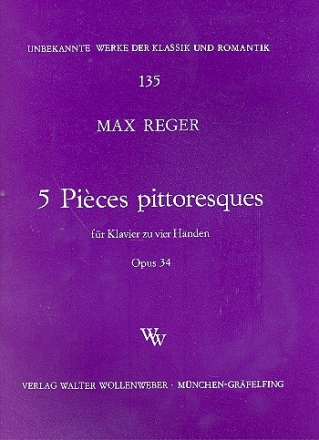 5 pices pittoresques op.34 fr Klavier zu 4 Hnden