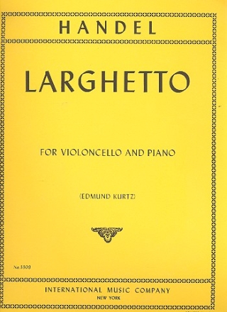 Larghetto for cello and piano