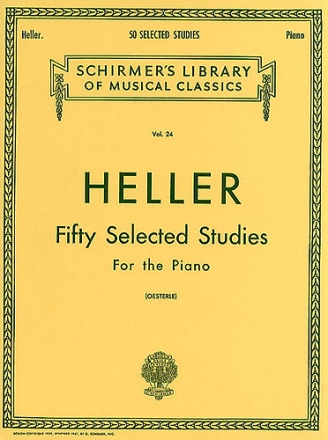 50 selected Studies for piano