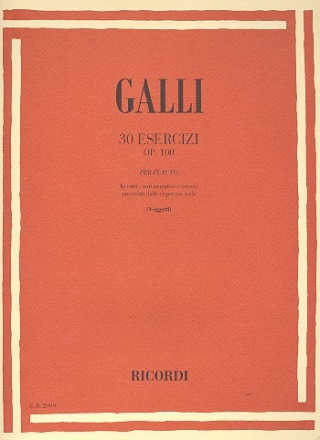 30 Esercizi op.100 per flauto