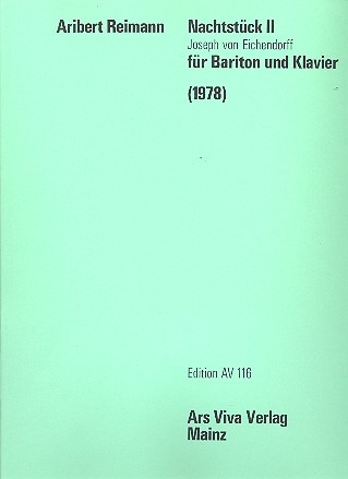 Nachtstck 2  (1978) fr Bariton und Klavier