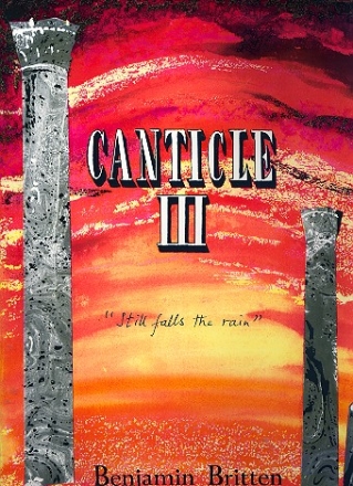 Canticle III op. 55 fr Tenor, Horn und Klavier Spielpartitur