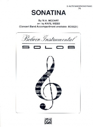 Sonatina for alto saxophone and piano