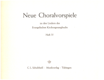 Neue Choralvorspiele zu den Liedern des EG Band 4 fr Orgel