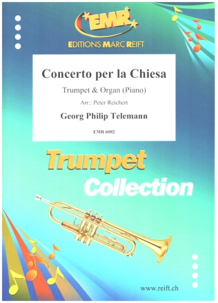 Concerto per la Chiesa for trumpet in bb or c and organo (piano)