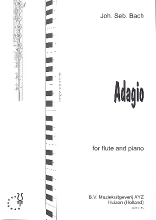 Adagio from sinfonia BWV156 for flute and piano