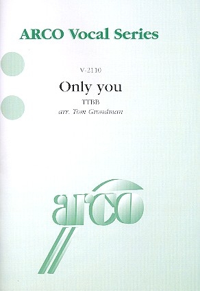 Only you for male chorus score