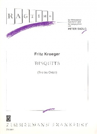 Bisquits fr Percussion (Trio bis Oktett) Partitur und Stimmen