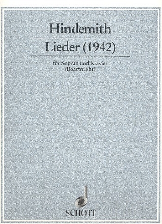 Lieder fr Sopran und Klavier