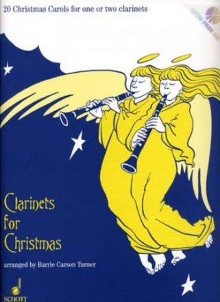 Clarinets for Christmas (+CD)  - 20 Christmas Carols for 1-2 clarinets Score