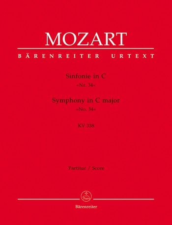 Sinfonie C-Dur KV338 fr Orchester Partitur