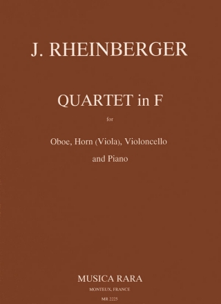 Quartet F-Dur fr Oboe, Horn (Viola), Cello und Klavier Stimmen