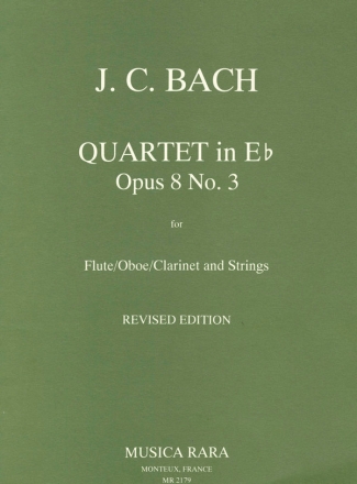 Quartett Es-Dur op.8,3 fr Flte (Oboe, Klarinette) und Streichtrio Stimmen