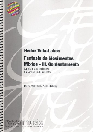 Contentamento for violin and orchestra for violin and piano