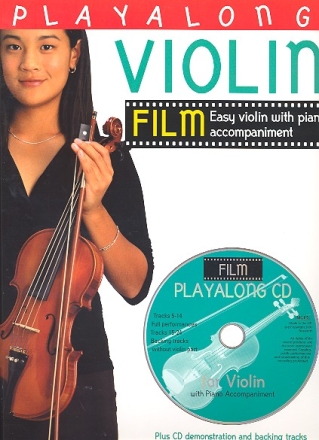 Playalong Violin (+CD) Film Tunes for violin and piano