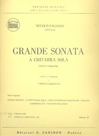 Grande sonata a chitarra sola