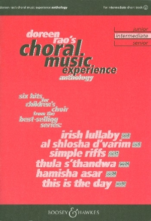 Choral Music Experience Anthology vol.2 (Intermediate) for children's chorus and piano score