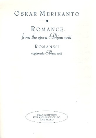 Romance from Pohjan Neiti fpr cello and piano