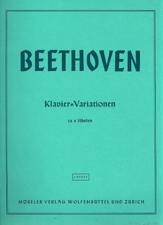 Klavier-Variationen fr Klavier zu 4 Hnden