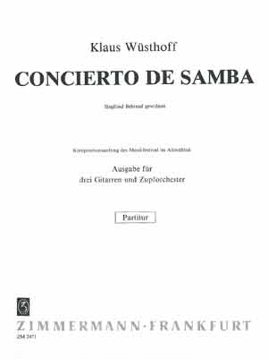 Concierto de Samba fr 3 Gitarren und Zupforchester